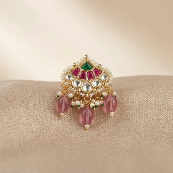 Traditional_Kundan_Minakari_Ring_with_Dangling_Pink_Gemstones