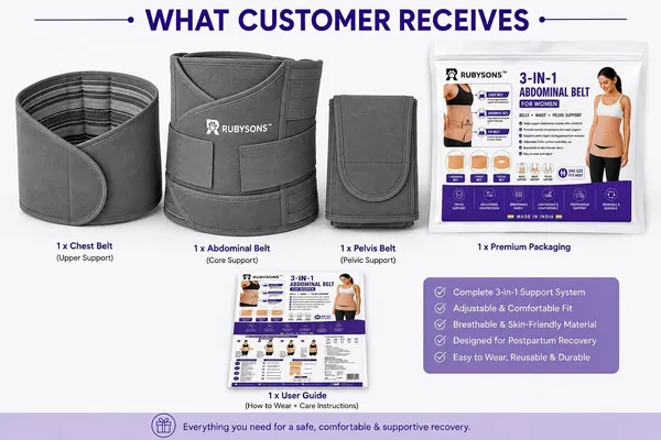 3_in_1_Post_Pregnancy_Abdominal_Belt_(Grey)_