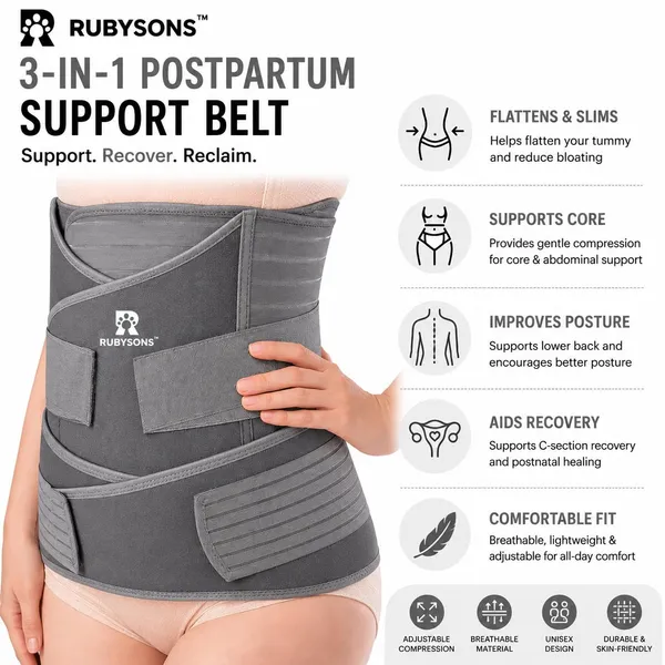 3_in_1_Post_Pregnancy_Abdominal_Belt_(Grey)_