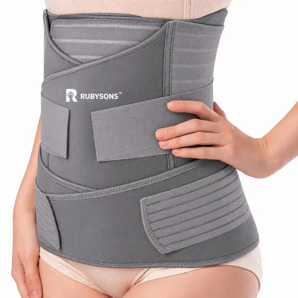 3_in_1_Post_Pregnancy_Abdominal_Belt_(Grey)_