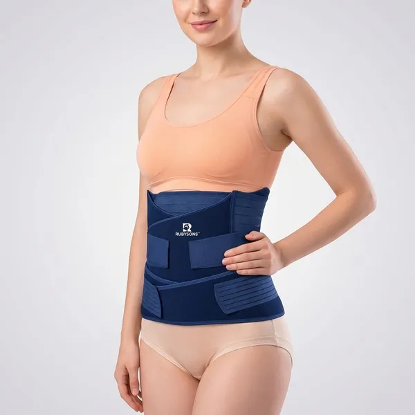 3_in_1_Post_Pregnancy_Abdominal_Belt_(Blue)