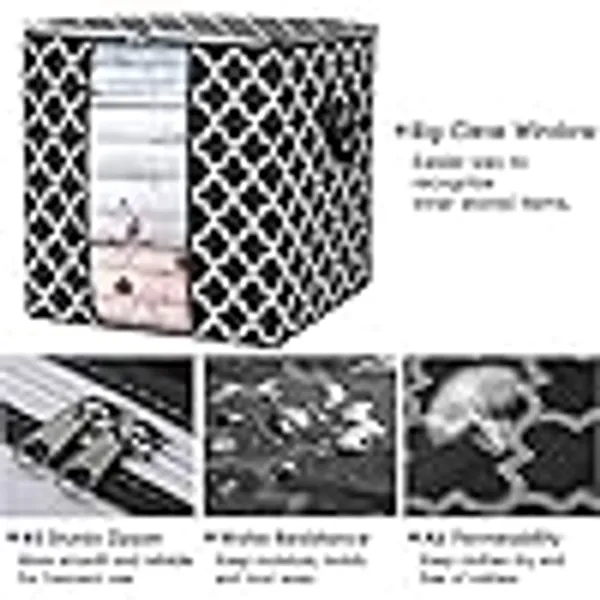 Pack_Of_4_|_Clothes_Cover_|_Multi_Use_Covers_Combo_|_Black