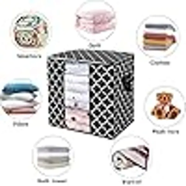 Pack_Of_6_|_Clothes_Cover_|_Multi_Use_Covers_Combo_|_Black