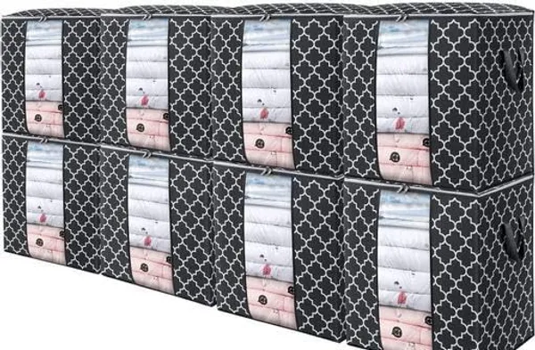 Pack_Of_8_|_Clothes_Cover_|_Multi_Use_Covers_Combo_|_Black