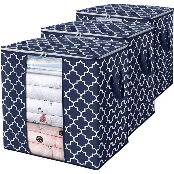 Pack_Of_3_|_Clothes_Cover_|_Multi_Use_Covers_Combo_|_Blue