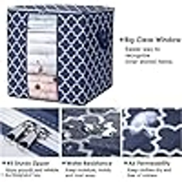Pack_Of_4_|_Clothes_Cover_|_Multi_Use_Covers_Combo_|_Blue
