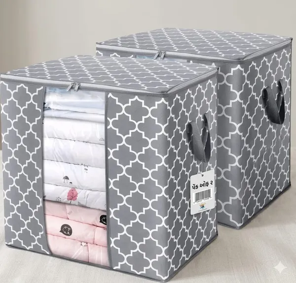 Pack_Of_2_|_Clothes_Cover_|_Multi_Use_Covers_Combo_|_Grey