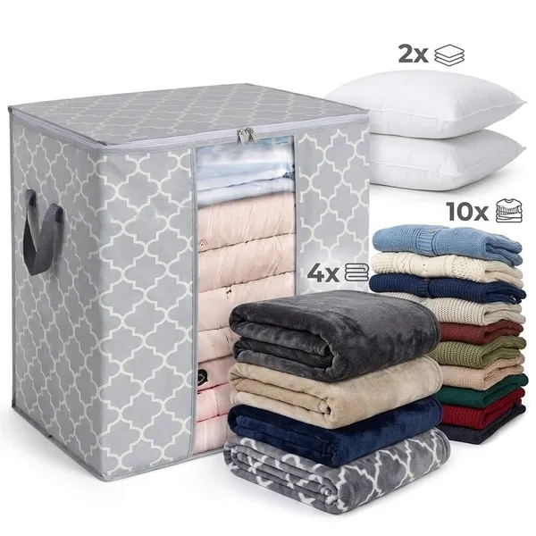 Pack_Of_4_|_Clothes_Cover_|_Multi_Use_Covers_Combo_|_Grey