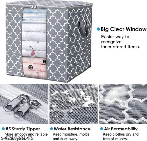 Pack_Of_4_|_Clothes_Cover_|_Multi_Use_Covers_Combo_|_Grey