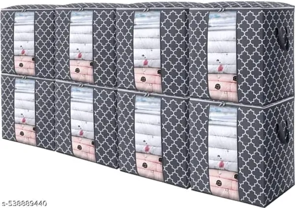 Pack_Of_8_|_Clothes_Cover_|_Multi_Use_Covers_Combo_|_Grey