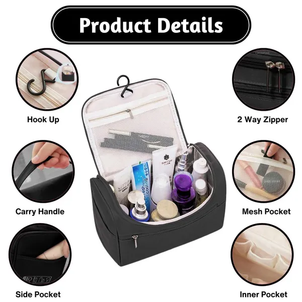 Pack_Of_1_|_Makeup_Pouch_|_Waterproof_Cosmetic_Pouch_|_Jewellery_Utility_Pouch_|_Toiletry_Pouch_For_Girls_|_Travel_Makeup_Pouch_For_Girls_|_Storage_Makeup_Bag_|_Star_Makeup_Pouch_|_Black