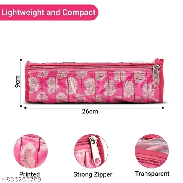 Premium_Bangles_Organisers_Storage_Box_With_10_Compartments_|_Gold_Jewellery_Pouch_&_Chudi_Case_Holder_For_Women_|_Printed_|_Pink