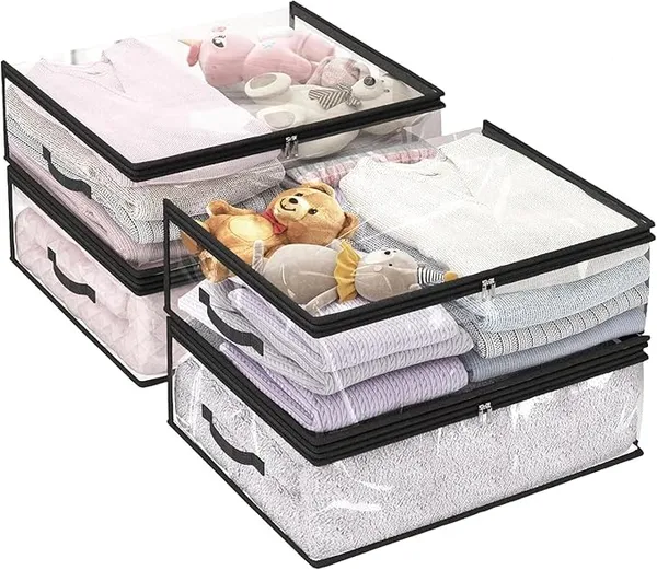 Pack_Of_4_|_Transparent_Plastic_Organizers