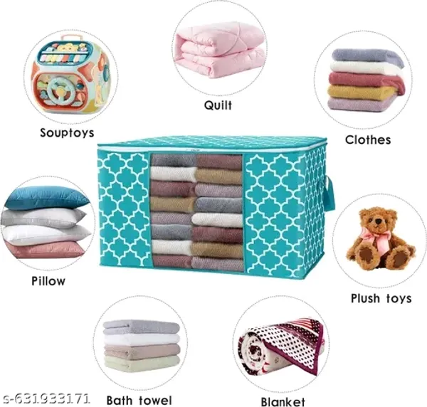 Pack_Of_2_|_Non_Woven_Printed_Saree_Cover_|_Rama