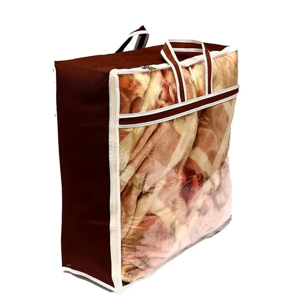 Pack_Of_5_|_Storage_Bags_Wardrobe_Organisers_For_Blanket_Rajai_With_Dust_Protection_|_Coffee