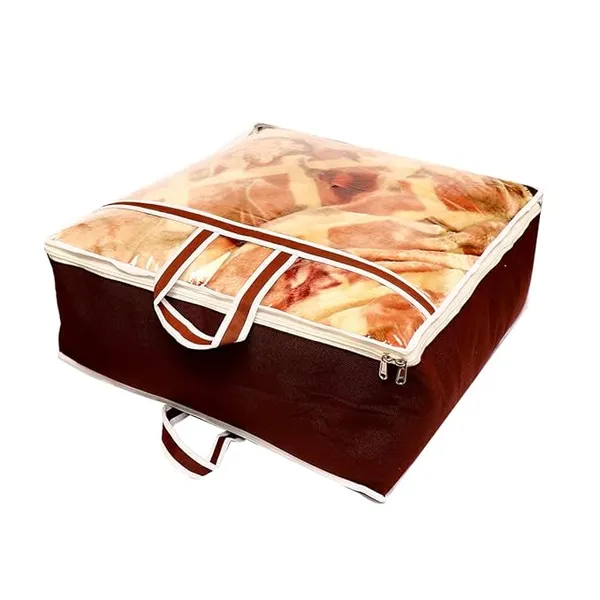 Pack_Of_5_|_Storage_Bags_Wardrobe_Organisers_For_Blanket_Rajai_With_Dust_Protection_|_Coffee