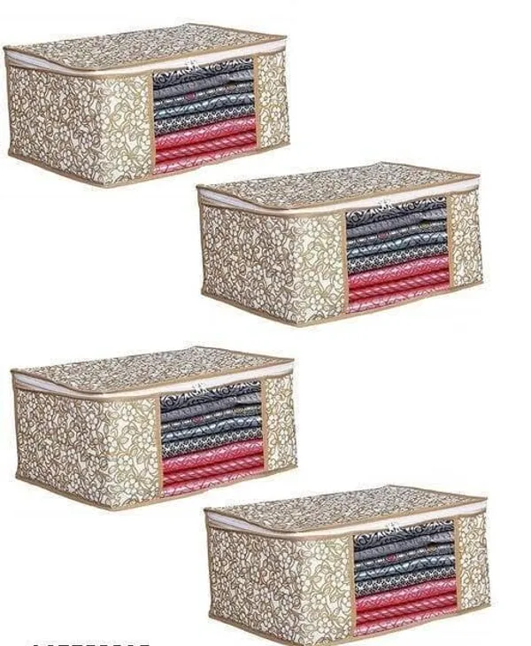 1-Compartment_Foldable_Fabric_Storage_Organizer_Box_-_Cream