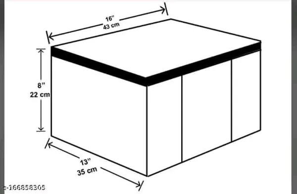 1-Compartment_Foldable_Fabric_Storage_Organizer_Box_-_Cream