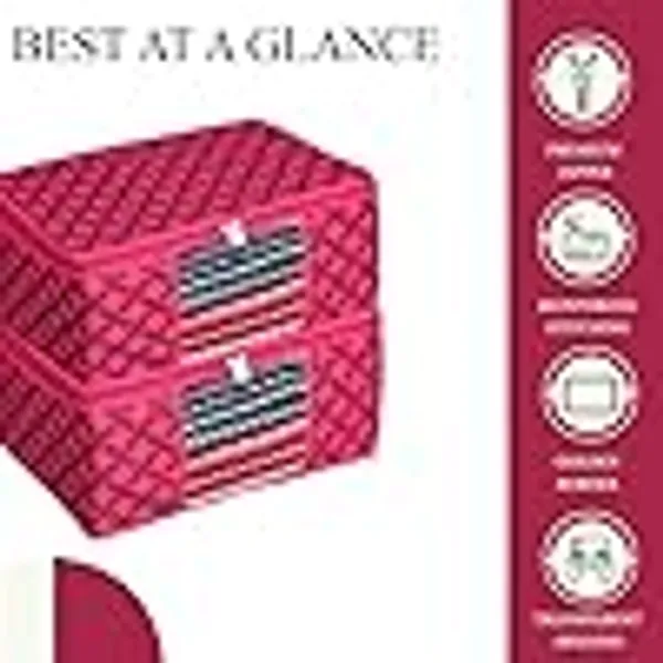 1-Compartment_Foldable_Fabric_Storage_Organizer_Box_-_Pink