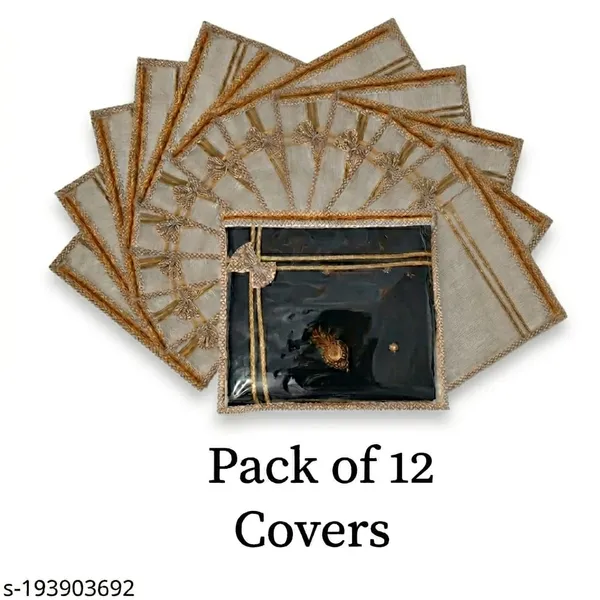 Pack_Of_12_|_Non_Woven_Single_Packing_Saree_Cover_Bag_With_Zip,_Cloth_Cover_|_Coffee