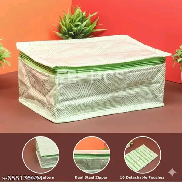 Premium_Jewelry_Organizer_Box_With_Transparent_Pouches_–_Non-Woven_Fabric,_Steel_Zipper,_Travel-Friendly_Jewelry_Storage_Case,_Ideal_For_Necklaces,_Earrings_&_Bangles_(Green)