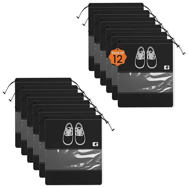 Pack_Of_12_|_Shoe_Bag_For_Travel_&_Storage_-_Organizer_For_Women_&_Men,_Accessories,_Shoe_Cover,_Pouches,_Essentials_(Black)