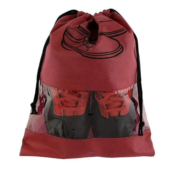 Pack_Of_18_|_Shoe_Bag_For_Travel_&_Storage_-_Organizer_For_Women_&_Men,_Accessories,_Shoe_Cover,_Pouches,_Essentials_(Maroon)