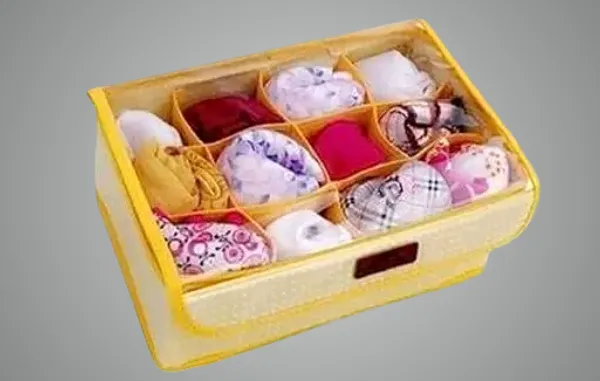 8-Compartment_Foldable_Innerwear_And_Lingerie_Storage_Organizer_Box_(Yellow)