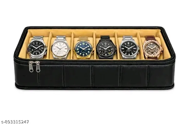 Premium_Mens_And_Womens_Watch_Box_Organiser_6_Slots_-_Vegan_Leather_Watch_Organizer_With_Glass_Window,_Luxury_Watches_Display_Case_For_Collectors,_Gift_Ready_Case