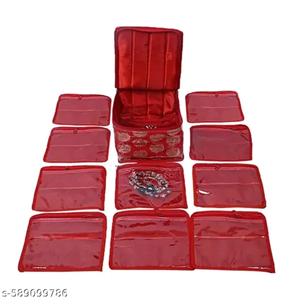 10-Piece_Jewelry_Organizer_Set_With_Multiple_Compartments_-_Maroon
