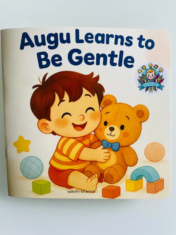 Augu_Learns_To_Be_Gentle_Children_Board_Book_By_Sakshi_Khanna_And_Neo_Says_No_Child_Safety_And_Confidence_Book_By_Sakshi_Bajaj_Pack_Of_2