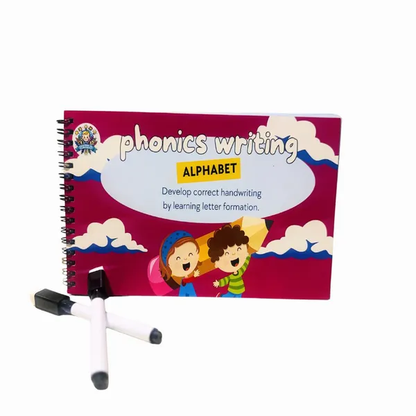 Phonics_Writing_Alphabet_Learning_Book_With_Flashcards_And_Dry_Erase_Marker