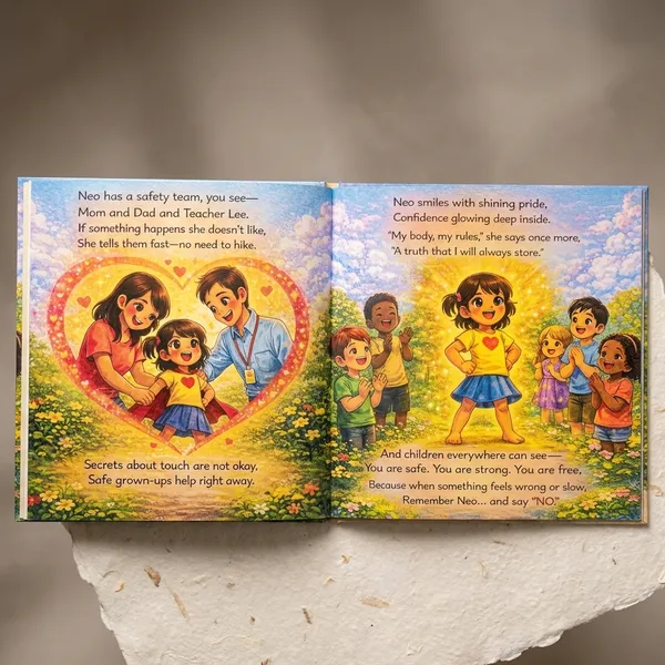 Augu_Learns_To_Be_Gentle_Children_Board_Book_By_Sakshi_Khanna_And_Neo_Says_No_Child_Safety_And_Confidence_Book_By_Sakshi_Bajaj_Pack_Of_2