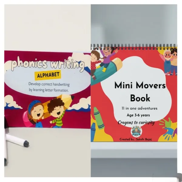 Mini_Movers_Book_11_In_One_Adventures_Activity_Book_For_Kids_And_Phonics_Writing_Alphabet_Learning_Book_With_Flashcards_And_Dry_Erase_Marker_Pack_Of_2