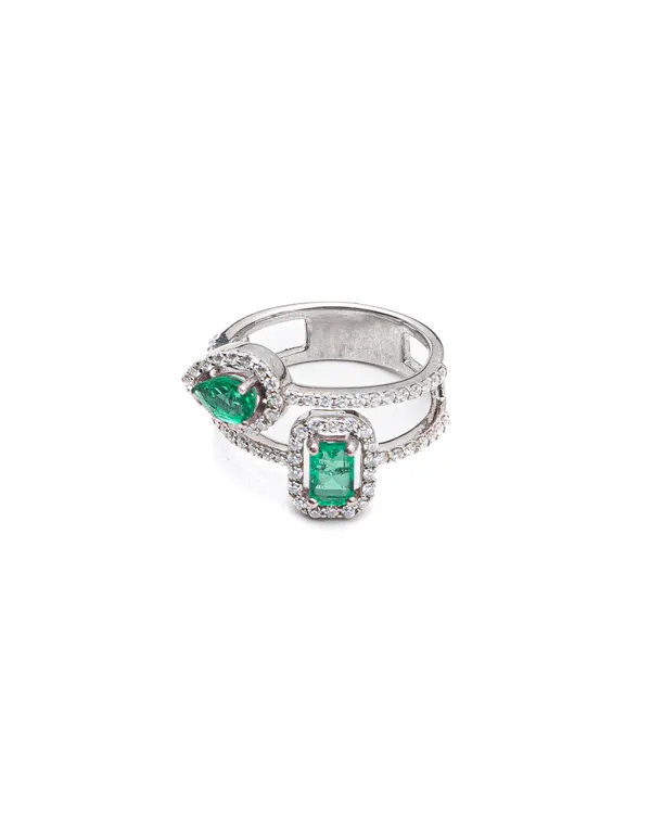 Basraa_Emerald_Duo_Halo_Moissanite_Ring