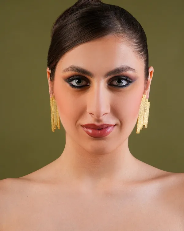 Gilded_Tower_Textured_Earrings