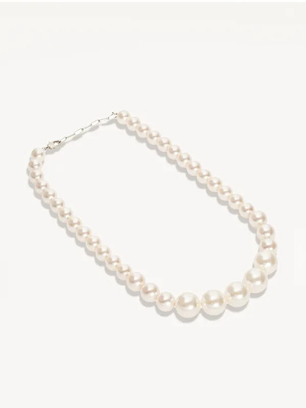 Classic_Basraa_Pearl_Statement_Necklace_Set_Luxury_Round_Pearls_With_Gold_Stud_Earrings