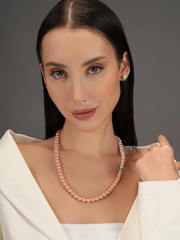 Basraa_Peach_Blush_Dual_Tone_Pearl_Necklace