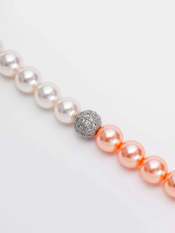Basraa_Peach_Blush_Dual_Tone_Pearl_Necklace