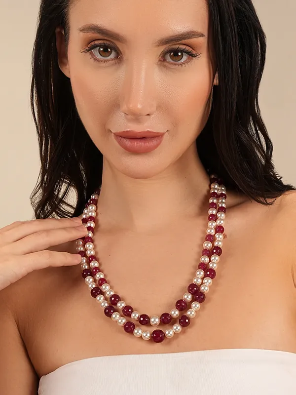 Basraa_Ruby_Red_Jade_Radiance_Dual_Layer_Pearl_Necklace