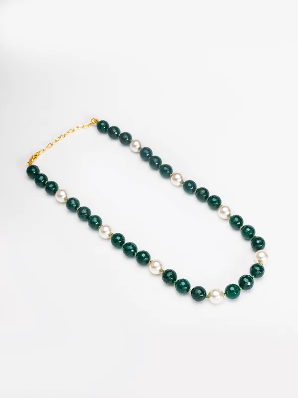 Basraa_Emerald_Green_Agate_Pearl_Necklace