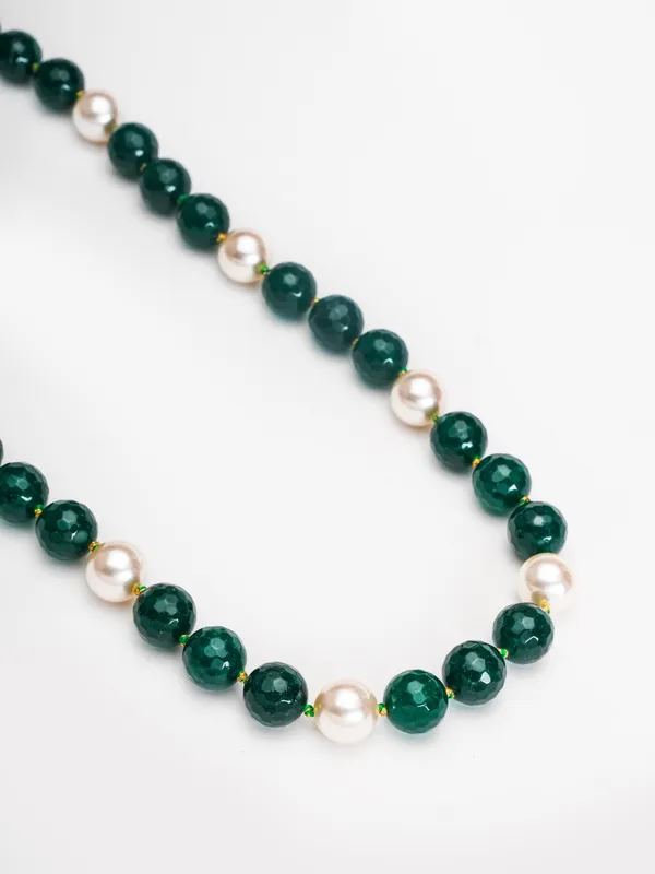 Basraa_Emerald_Green_Agate_Pearl_Necklace