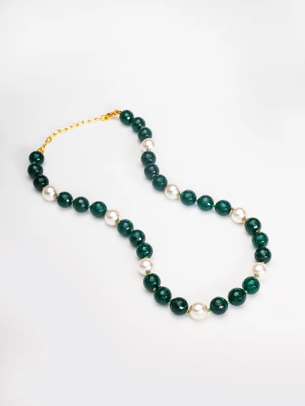 Basraa_Emerald_Green_Agate_Pearl_Necklace