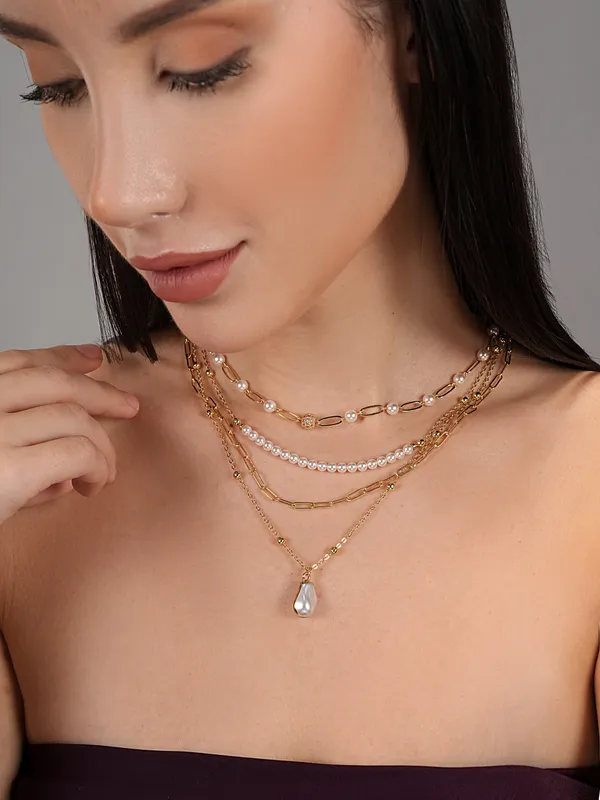 Basraa_Multi_Layer_Pearl_Amp_Gold_Drop_Necklace