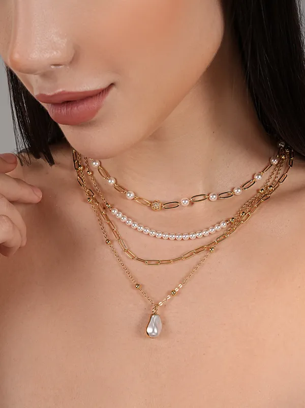Basraa_Multi_Layer_Pearl_Amp_Gold_Drop_Necklace