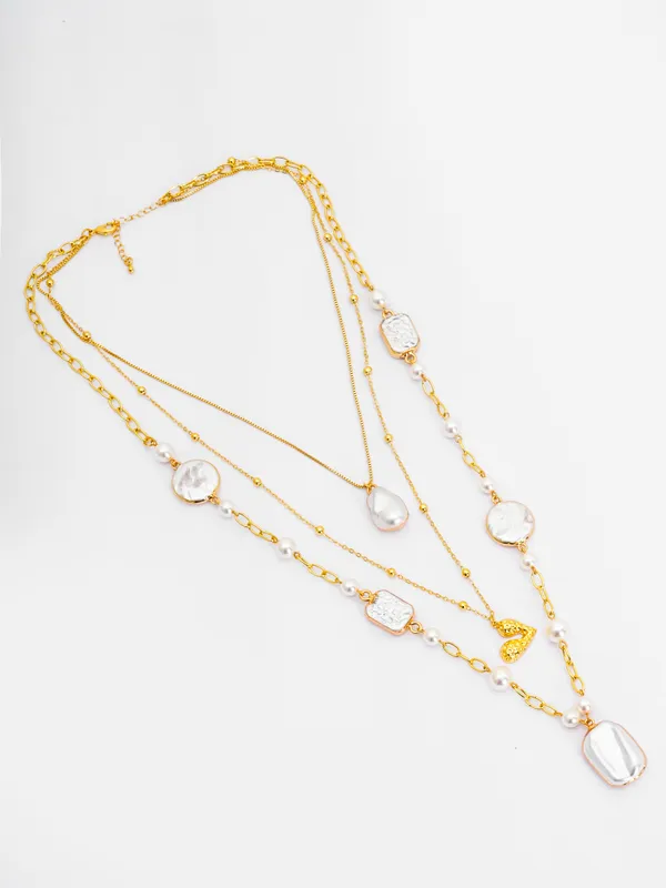 Basraa_Baroque_Pearl_Gold_Heart_Layered_Necklace_Luxe_Statement_Set