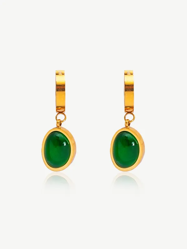 Emerald_Green_Aura_Drop_Earrings_18K_Gold_Plated_Stone_Dangles