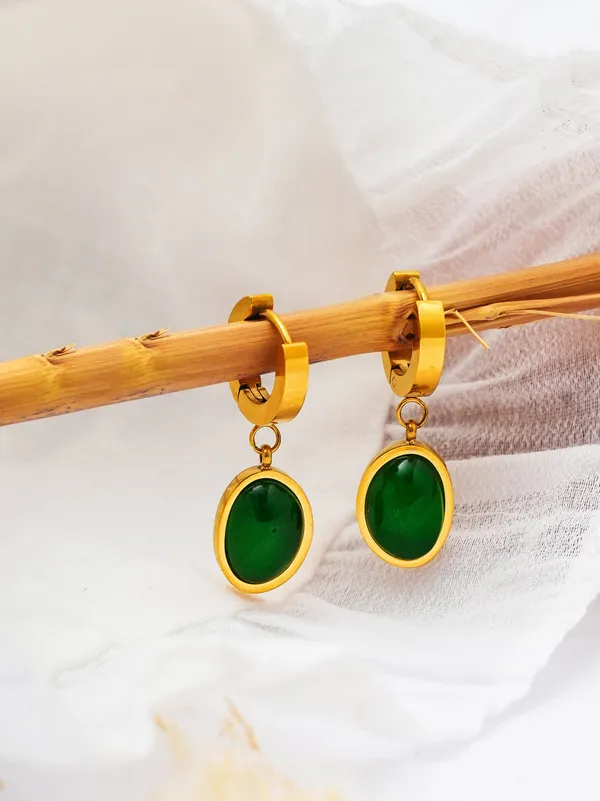 Emerald_Green_Aura_Drop_Earrings_18K_Gold_Plated_Stone_Dangles