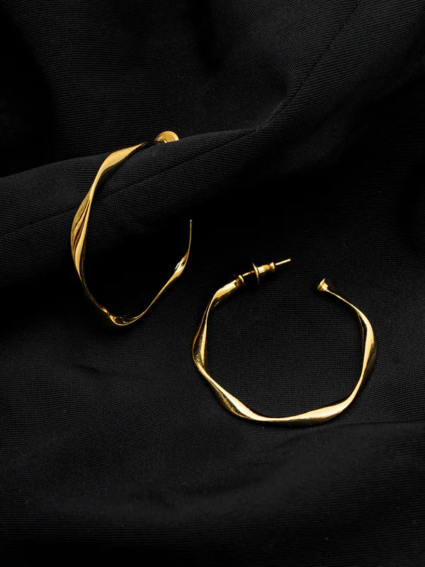 Twisted_Gold_Plated_Hoop_Earrings_Elegant_Minimal_Statement_Design_By_Basraa