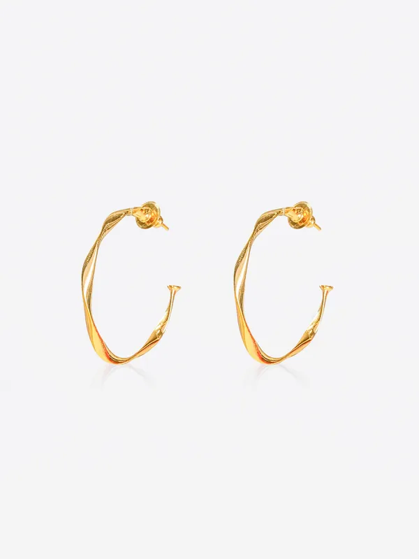 Twisted_Gold_Plated_Hoop_Earrings_Elegant_Minimal_Statement_Design_By_Basraa